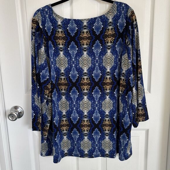 Calvin Klein Women’s Blouse (2X) 3/4 Sleeves, Light Weight, Excellent Condition! - Picture 5 of 11